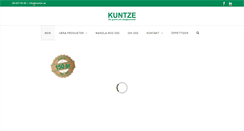 Desktop Screenshot of kuntze.se