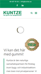 Mobile Screenshot of kuntze.se