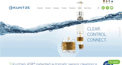 Desktop Screenshot of kuntze.com